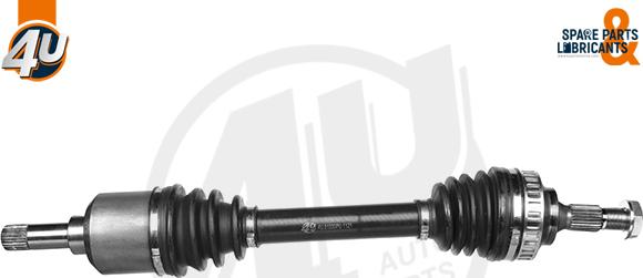 4U Autoparts 51330PU - Piedziņas vārpsta adetalas.lv