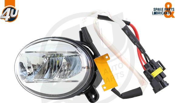 4U Autoparts 60276AU - Miglas lukturis adetalas.lv