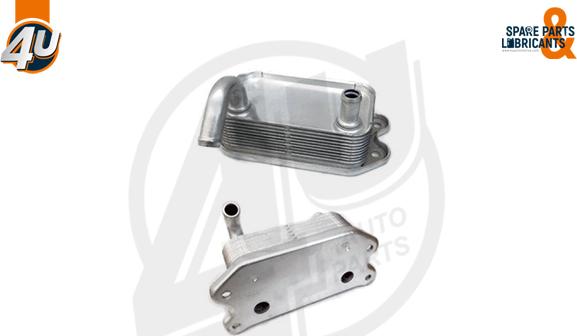 4U Autoparts 14381VL - Eļļas radiators, Motoreļļa adetalas.lv