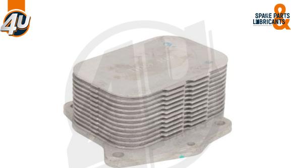 4U Autoparts 14387VL - Eļļas radiators, Motoreļļa adetalas.lv