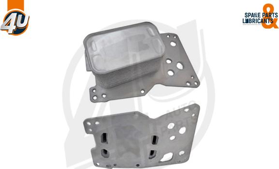 4U Autoparts 14375BW - Eļļas radiators, Motoreļļa adetalas.lv