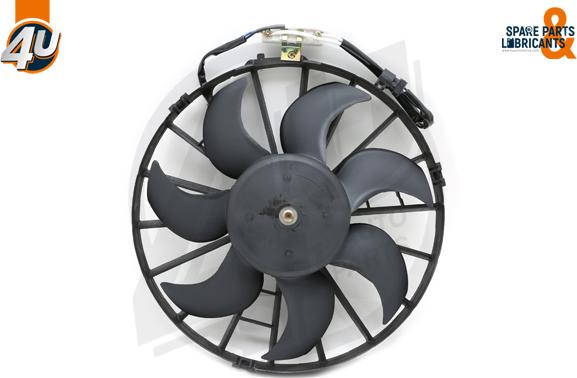 4U Autoparts 15700BW - Ventilators, Motora dzesēšanas sistēma adetalas.lv