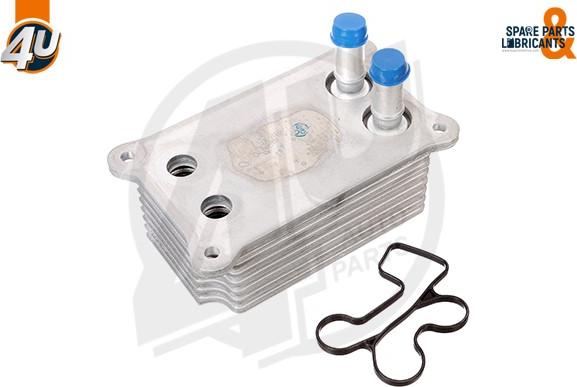 4U Autoparts 17465JG - Eļļas radiators, Motoreļļa adetalas.lv