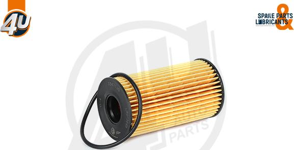 4U Autoparts 33471JG - Eļļas filtrs adetalas.lv