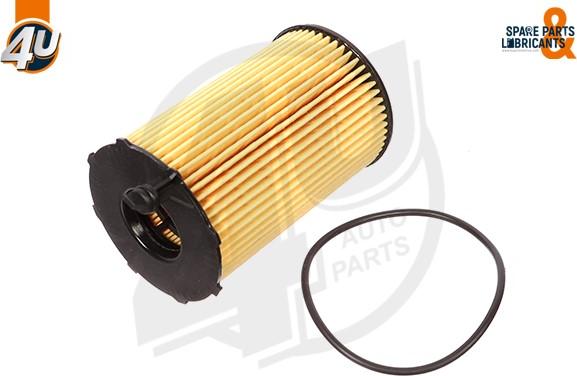 4U Autoparts 33859VV - Eļļas filtrs adetalas.lv