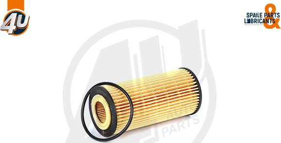 4U Autoparts 33851VV - Eļļas filtrs adetalas.lv