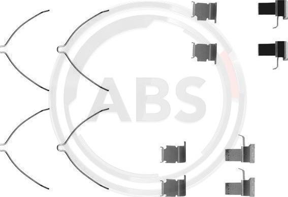 A.B.S. 1261Q - Piederumu komplekts, Disku bremžu uzlikas adetalas.lv