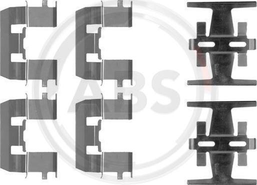A.B.S. 1208Q - Piederumu komplekts, Disku bremžu uzlikas adetalas.lv