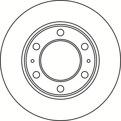 ABTEX BD1801V - Bremžu diski adetalas.lv