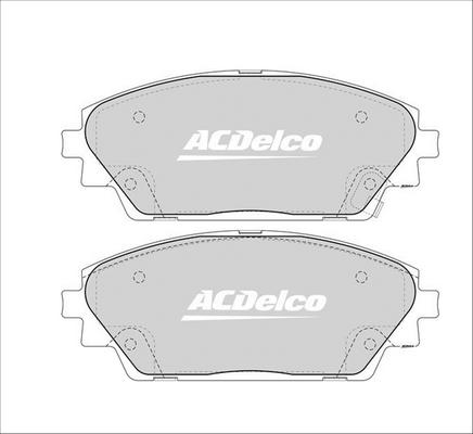 ACDelco ACD2330 - Bremžu uzliku kompl., Disku bremzes adetalas.lv