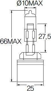 ACDelco ACH27W1 - Kvēlspuldze, Miglas lukturis adetalas.lv