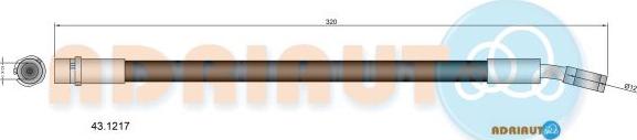 Adriauto 43.1217 - Bremžu šļūtene adetalas.lv