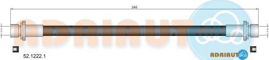 Adriauto 52.1222.1 - Bremžu šļūtene adetalas.lv