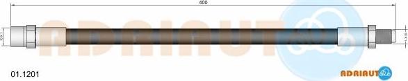 Adriauto 01.1201 - Bremžu šļūtene adetalas.lv