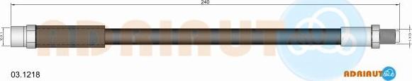 Adriauto 03.1218 - Bremžu šļūtene adetalas.lv