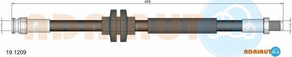 Adriauto 19.1209 - Bremžu šļūtene adetalas.lv