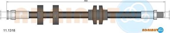 Adriauto 11.1318 - Bremžu šļūtene adetalas.lv