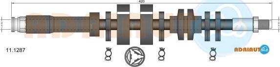 Adriauto 11.1287 - Bremžu šļūtene adetalas.lv