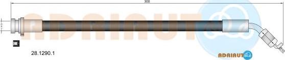 Adriauto 28.1290.1 - Bremžu šļūtene adetalas.lv