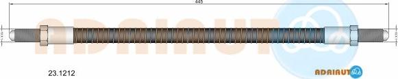 Adriauto 23.1212 - Bremžu šļūtene adetalas.lv