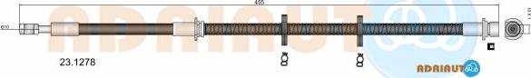 Adriauto 23.1278 - Bremžu šļūtene adetalas.lv