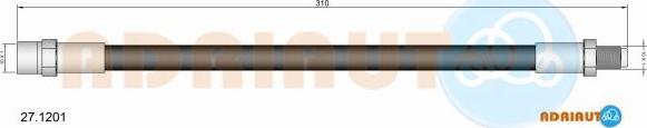 Adriauto 27.1201 - Bremžu šļūtene adetalas.lv