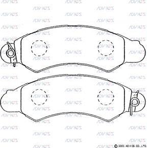 Mingtai MP-3520 - Bremžu uzliku kompl., Disku bremzes adetalas.lv