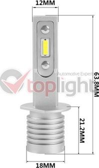 AE TOPLIGHT 417571 - Kvēlspuldze, Tālās gaismas lukturis adetalas.lv