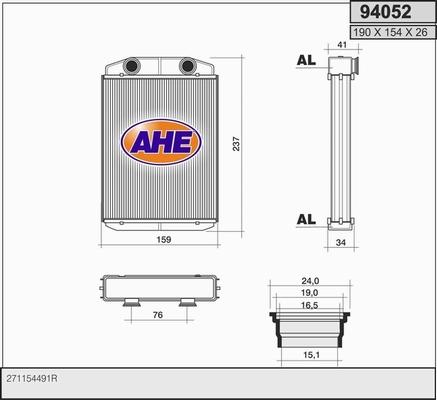 AHE 94052 - Siltummainis, Salona apsilde adetalas.lv