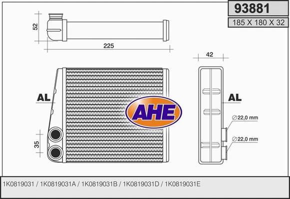 AHE 93881 - Siltummainis, Salona apsilde adetalas.lv