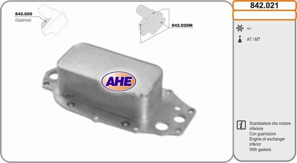 AHE 842.021 - Eļļas radiators, Motoreļļa adetalas.lv