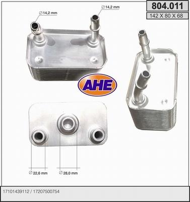 AHE 804.011 - Eļļas radiators, Motoreļļa adetalas.lv