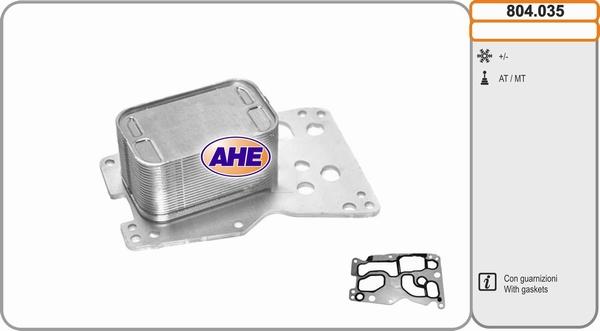 AHE 804.035 - Eļļas radiators, Motoreļļa adetalas.lv