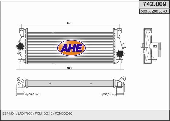 AHE 742.009 - Starpdzesētājs adetalas.lv