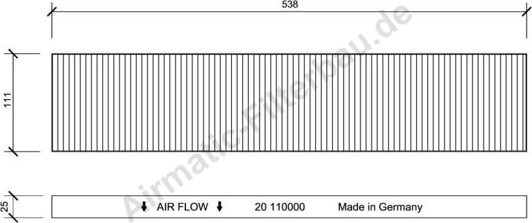 Airmatic IF0020 - Filtrs, Salona telpas gaiss adetalas.lv