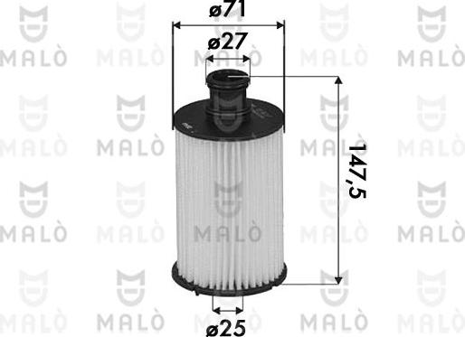 AKRON-MALÒ 1510259 - Eļļas filtrs adetalas.lv