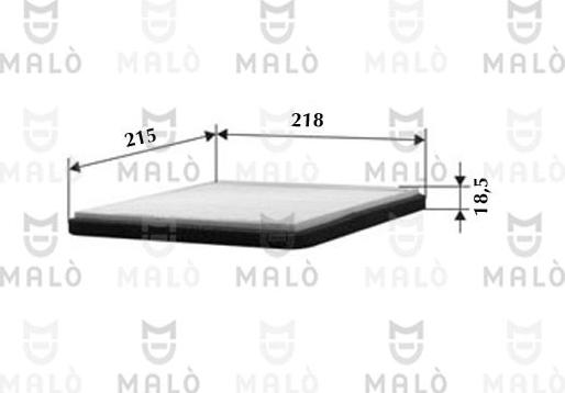 AKRON-MALÒ 1530501 - Filtrs, Salona telpas gaiss adetalas.lv