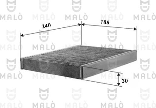 AKRON-MALÒ 1530692 - Filtrs, Salona telpas gaiss adetalas.lv