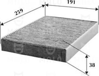 AKRON-MALÒ 1531682 - Filtrs, Salona telpas gaiss adetalas.lv