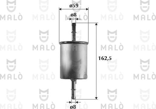 AKRON-MALÒ 1520116 - Degvielas filtrs adetalas.lv