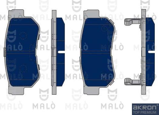 AKRON-MALÒ 1050331 - Bremžu uzliku kompl., Disku bremzes adetalas.lv