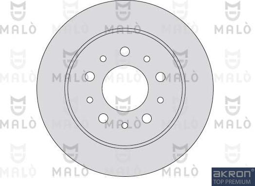 AKRON-MALÒ 1110056 - Bremžu diski adetalas.lv