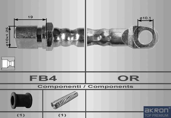 AKRON-MALÒ 8527 - Bremžu šļūtene adetalas.lv