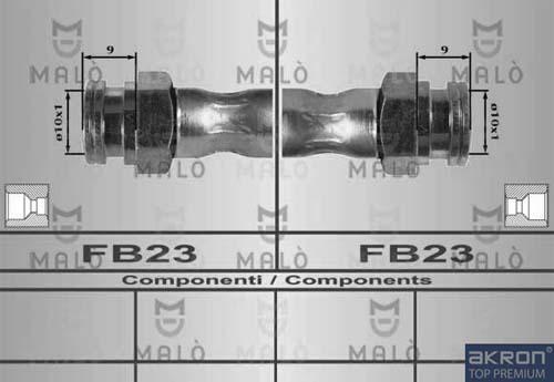 AKRON-MALÒ 80174 - Bremžu šļūtene adetalas.lv