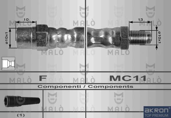 AKRON-MALÒ 8457 - Bremžu šļūtene adetalas.lv
