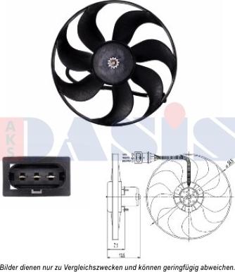 AKS Dasis 488029N - Ventilators, Motora dzesēšanas sistēma adetalas.lv