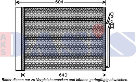 AKS Dasis 522069N - Kondensators, Gaisa kond. sistēma adetalas.lv