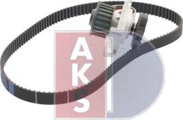 AKS Dasis 570303N - Ūdenssūknis + Zobsiksnas komplekts adetalas.lv