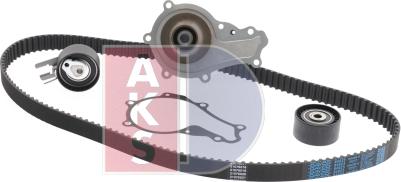 AKS Dasis 570266N - Ūdenssūknis + Zobsiksnas komplekts adetalas.lv