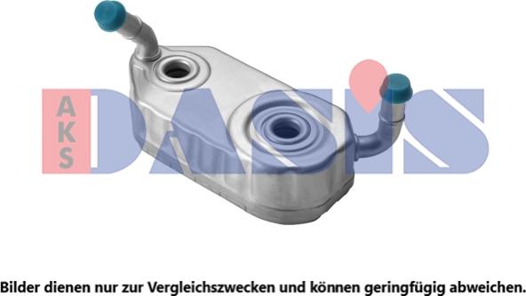 AKS Dasis 046020N - Eļļas radiators, Motoreļļa adetalas.lv